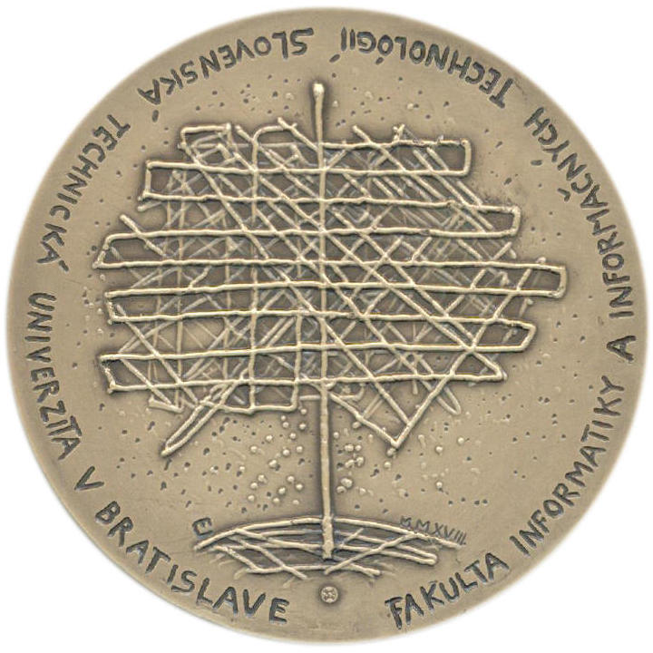 Milan Lukáč - Jozef Murgaš, Fakulta informatiky a informačných technológií STU, 2018, reverz