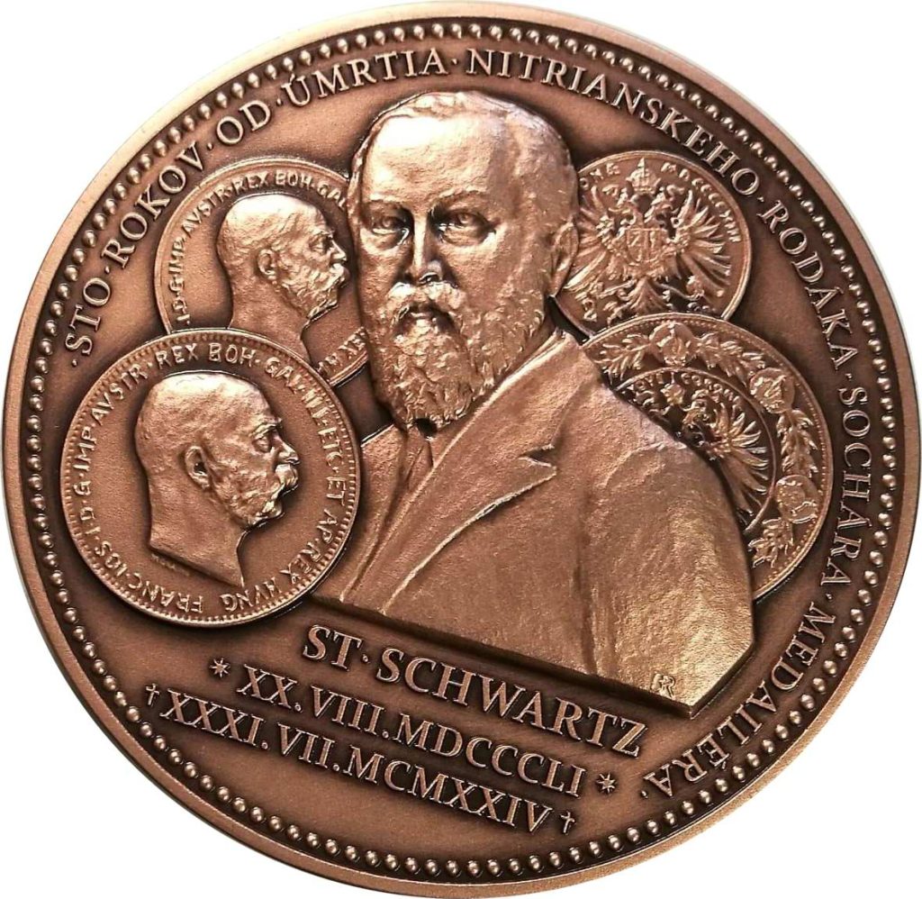 Branislav Ronai, Miroslav Ronai - 100. výročie úmrtia Štefana Schwartza_Cu_av